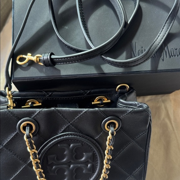 Tory Burch Black Quilted Crossbody Bag - Picture 3 of 7